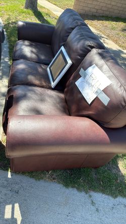 Leather Couch 