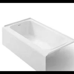 Kohler Paces 60 in. x 32 in. Acrylic Alcove Soaking Bathtub with Left Hand Drain