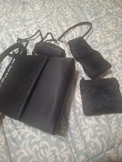 SASHA NEW YORK  evening bag. Has glasses holder lipstick holder and removable coin purse that snaps in. Carry or over the  shoulder strap.  beaded fro