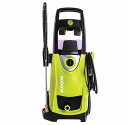 Powerful electric pressure washer in good working condition. • Great for cars, sidewalks, patios • Strong water pressure • Includes hose + attachme
