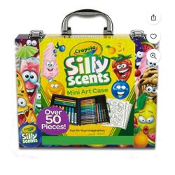 Crayola Silly Scents Mini Inspiration Art Case Coloring Set, Scented School Supplies, Child, 50 Pcs