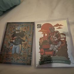 Patrick Mahomes Jumbo Downtown/ Ashton Jeanty Jumbo Stained Glass 