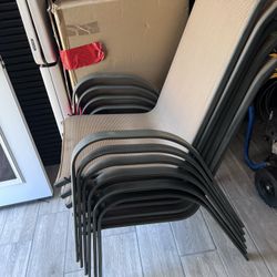 6 Patio Chairs