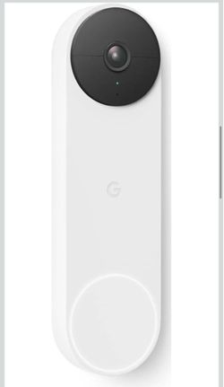 Google Nest Doorbell (Battery) - Snow 6x digital zoom video doorbell