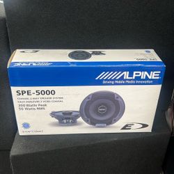 Alpine 5.25 Inch Coaxials Speakers 200 Watts Power 50 Watts RMS