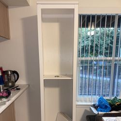 IKEA Hemnes Bookcase Shelves Tall Skinny White