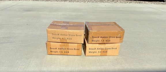 Brand New Amber Glass Beads for Fire 🔥Pits