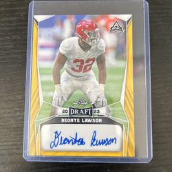 Deonte Lawson rookie Autograph