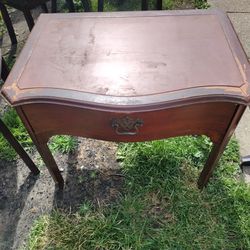 vintage Wood side table