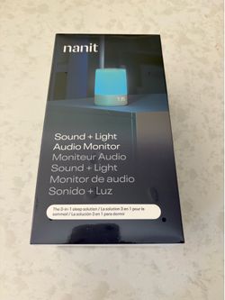 New Nanit Audio Light Sound Monitor