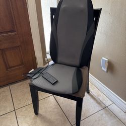Chair massager. Vibration, heat, timer.