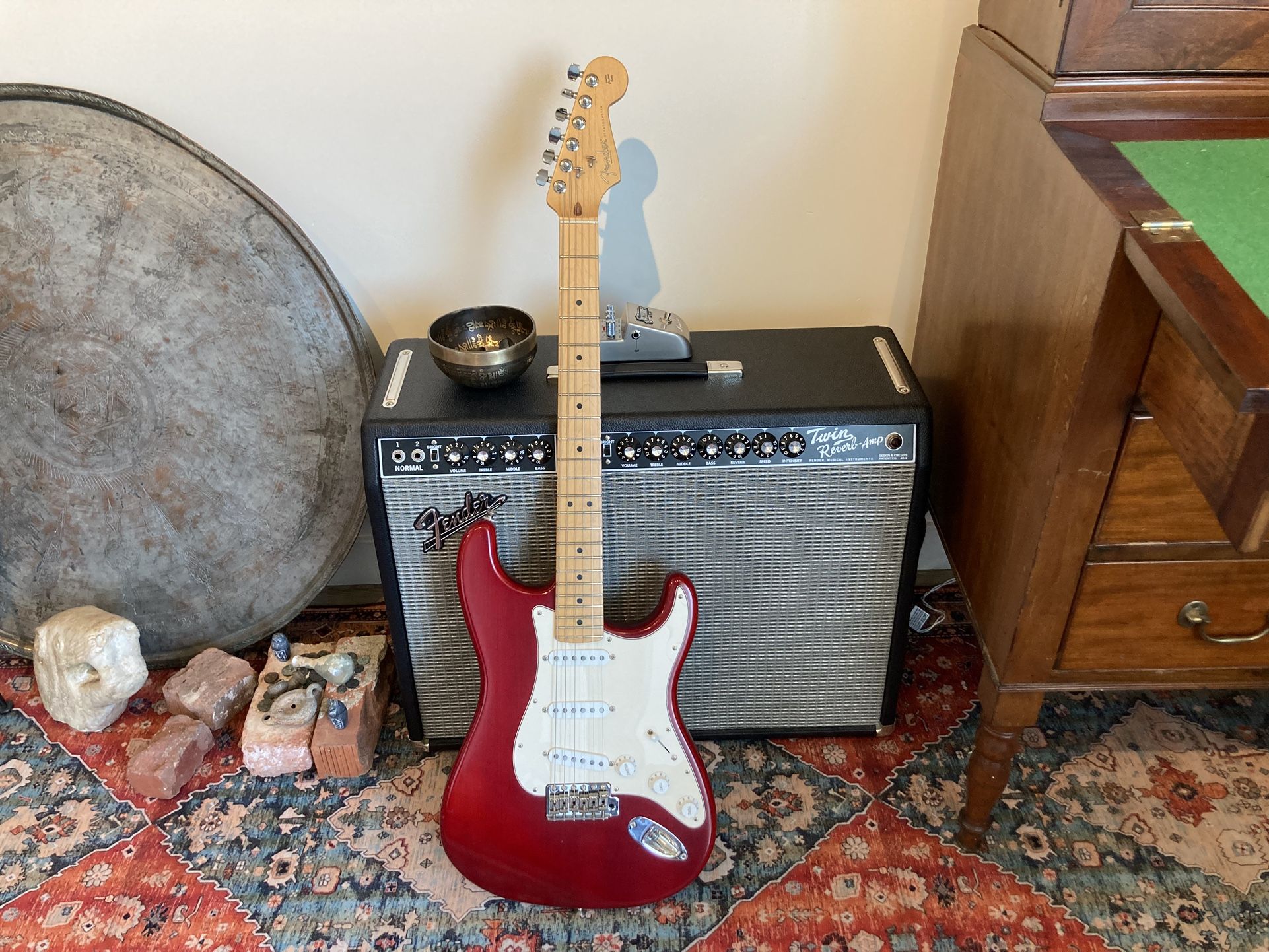 Stratocaster Highway One Satin Red 2003