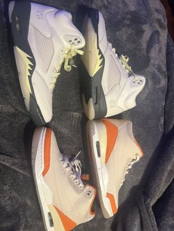 Jordan Retro 3 & 5 Both Size 8-Woman / 6.5 Men Combo Sell