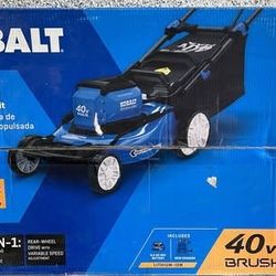 NEW KOBALT 40V 20-IN SELF PROPELLED MOWER 6AH KIT