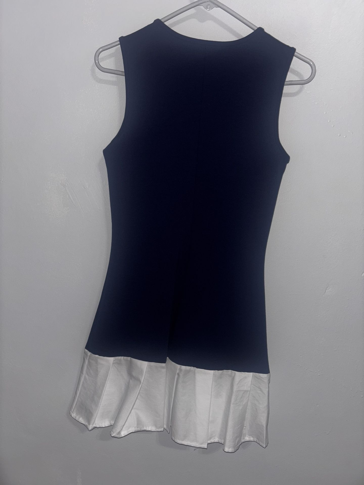Blue And White Dress