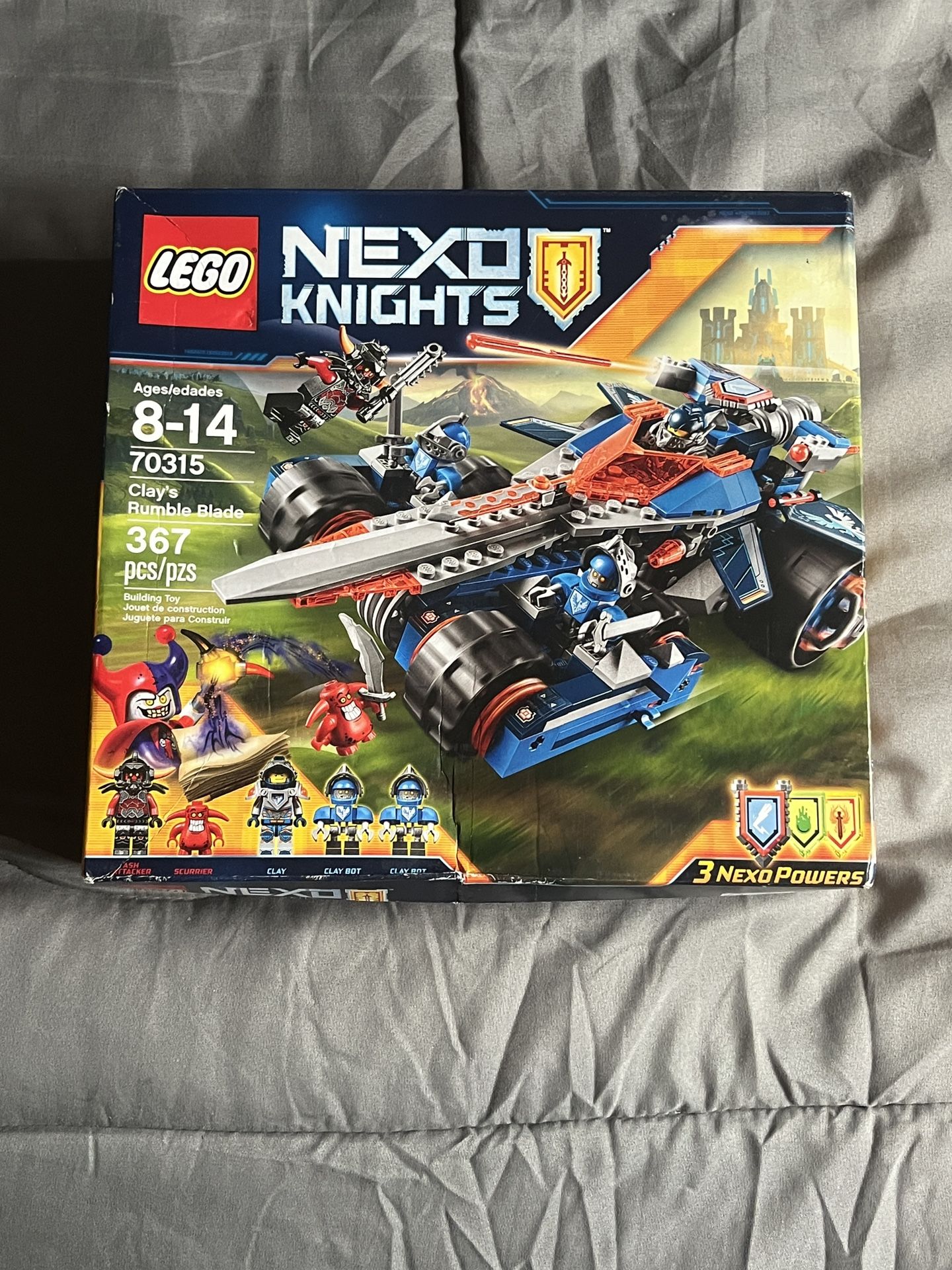 Lego Nexo Knights Clay's Rumble Blade Set 70315 Sealed