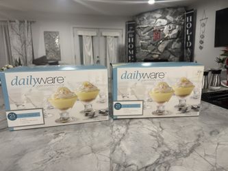 Set Of 23 Glass Daily Ware Mini Flare Dishes (Please Read Description!)