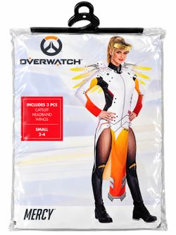 Overwatch Mercy Halloween Costume Small 3-Piece Set