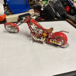 Harley Davidson Chopper Die Cast 7 Inches Long Very Nice