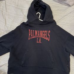 Palm Angels LA College Logo Pullover Hoodie
