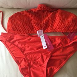 Women’s Deep Orange Bikini