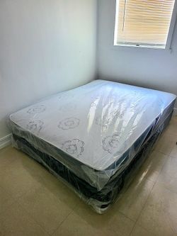 NEW FULL MATTRESS WITH BOX SPRING 🔝 ALL SIZES IN STOCK