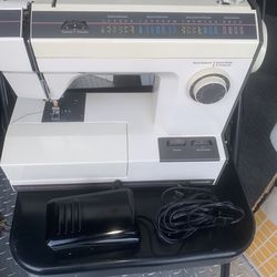 vintage Montgomery Ward Model 1957 sewing machine.