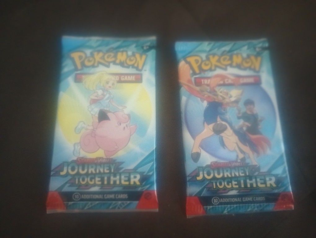 Two Unopened Packs Of Pokemon Cards