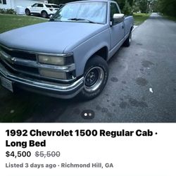 1992 Chevrolet 1500