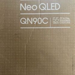 SAMSUNG 55-Inch Class QLED 4K QN90C Series Neo Quantum HDR+ Smart TV w/Dolby Atmos, Object Tracking Sound+, Motion Xcelerator, Real Depth Enhancer Pro