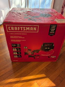 Craftsman 3 tools & compressor kit