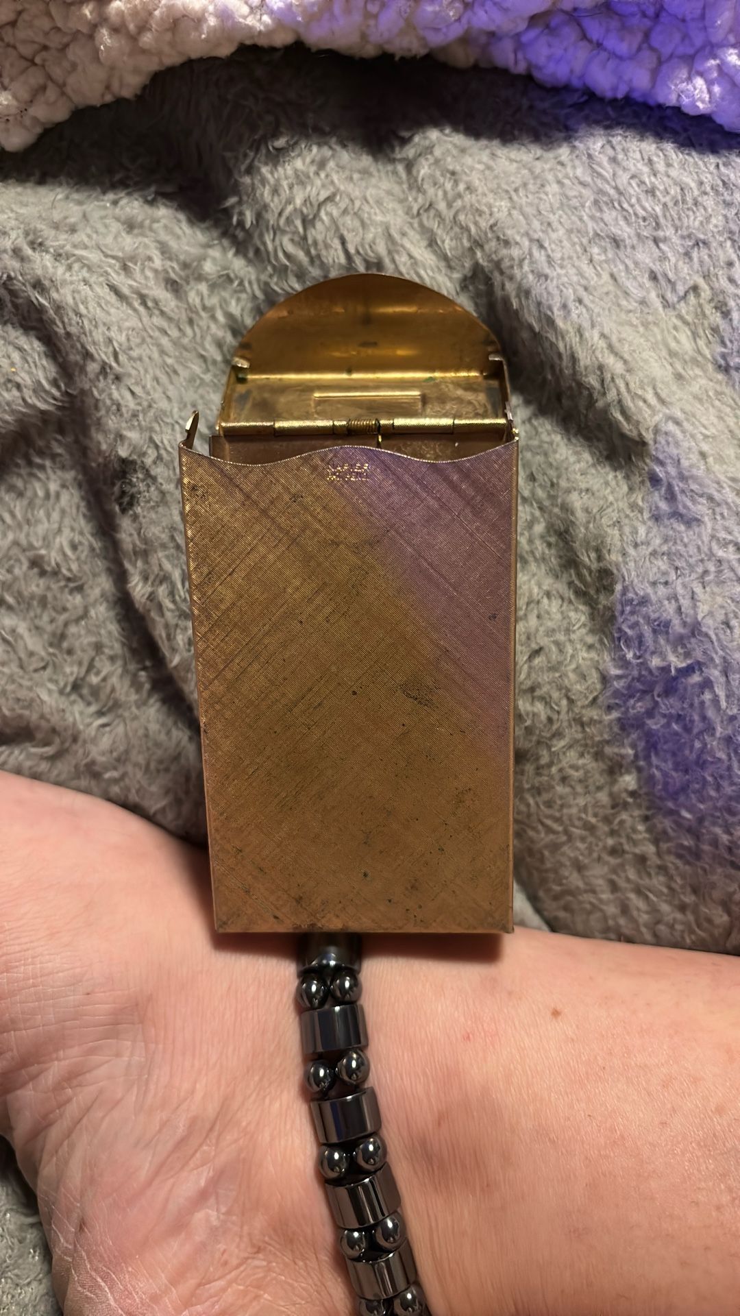 Vintage Gold Plattted Cigarette Case