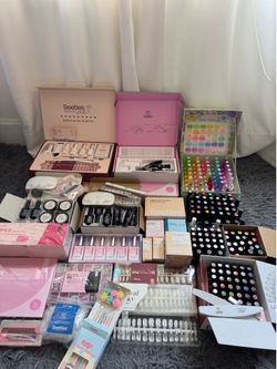 Beetles Huge Nail Bundle Set 💅 Gel Polish, Press-On Tips, Builder Gel, Nail Art & Tools