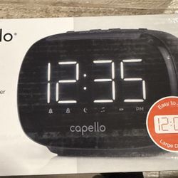 Capello Sleep & Charge Alarm Clock – Brand New