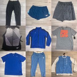 ASSORTMENT OF NWT MENS SIZE XL NIKE CLOTHING - SHIRTS / JACKETS / SHORTS / PANTS