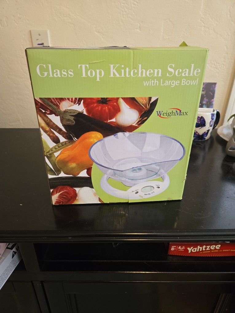 Kitchen Scale With Large Bowl