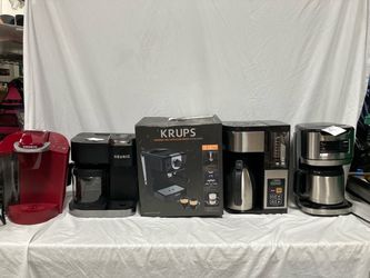 Coffee Makers & Espresso Machines (Sold Separately) - Keurig, Krups, Zojirushi & Hamilton Beach
