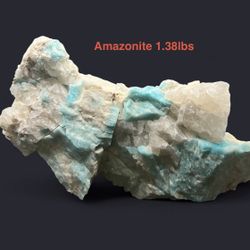 Amazonite & Smoky Quartz Genuine Stone from Lake George Colorado 1.38lbs