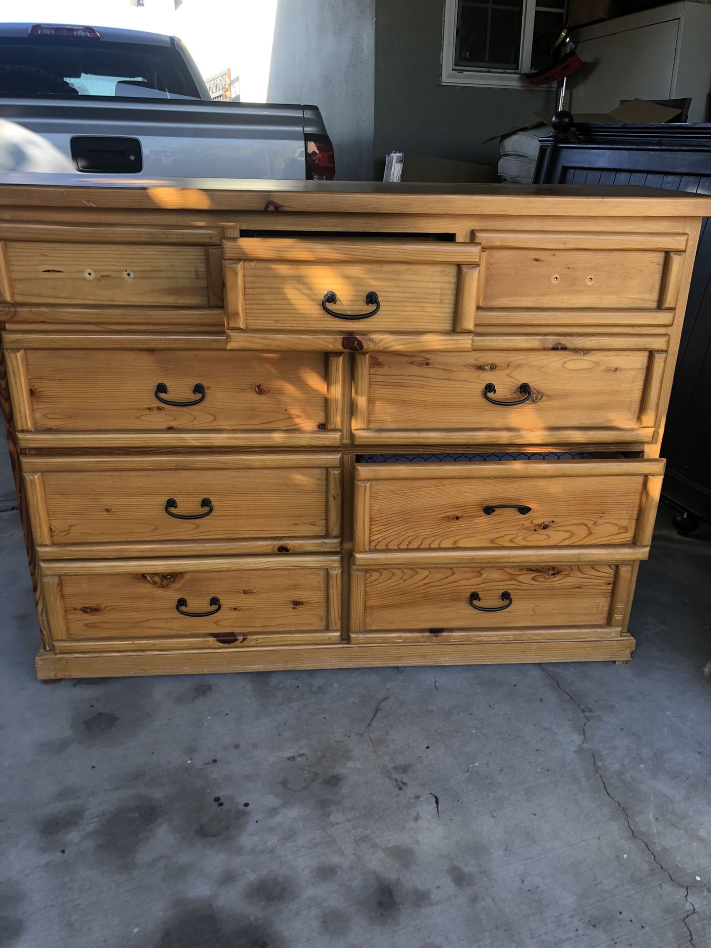 Wood Dresser Firm On Price Delivery Extra Charge