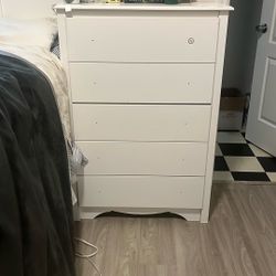 Tall White Dresser