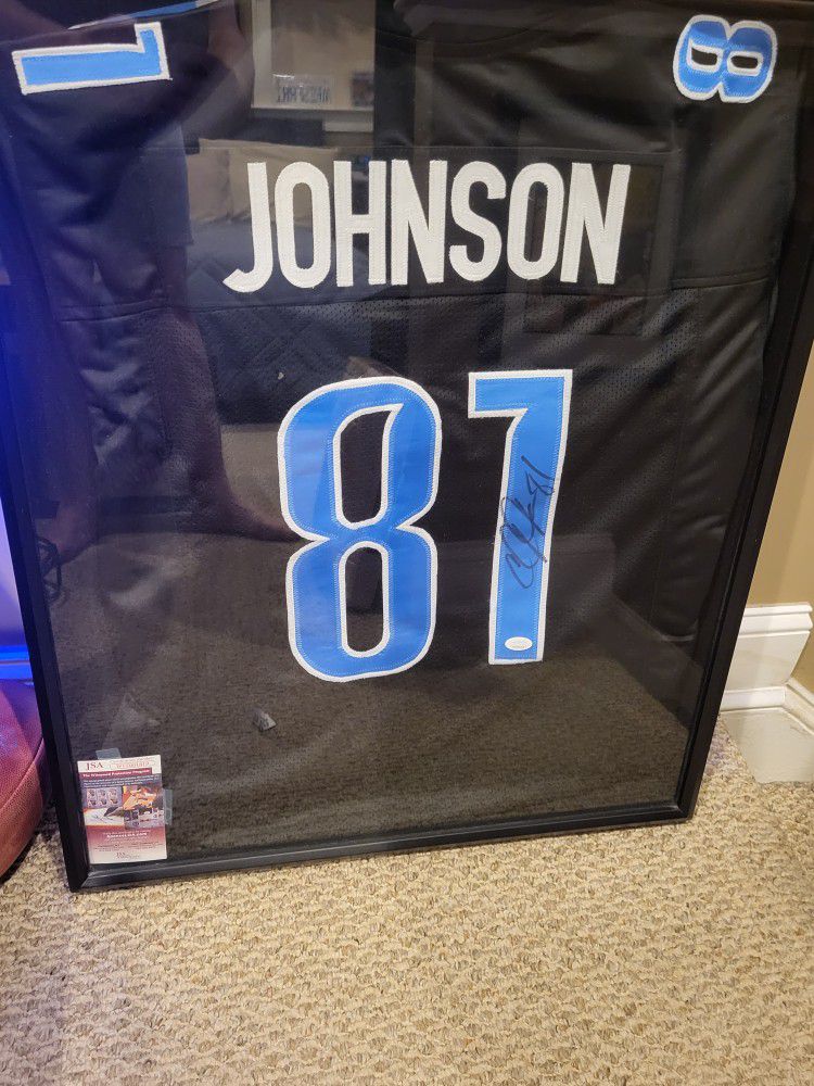Calvin Johnson Autograph Signed Jersey 