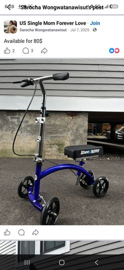 KNEE ROVER PUSH CART WITH BRAKE
