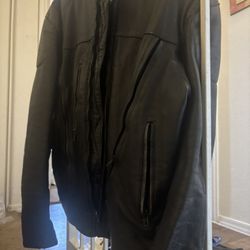 Men’s Medium Leather Harley Jacket 