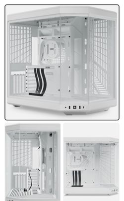 HYTE Y70 Modern Aesthetic Gaming Computer Case (Snow White)