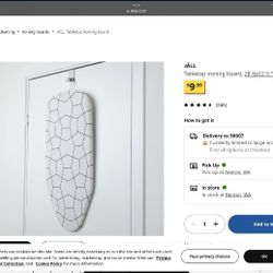 [Brand New] Tabletop Ironing Board