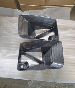 FOR 23-25 BMW G87 M2 MP Style Front Bumper Air Duct Inlet air Vent real dry carbon 