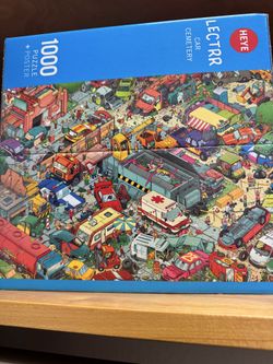 1,000 Piece Jigsaw Puzzle - Car Cemetery - Brand Heye