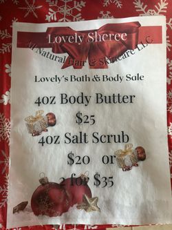 Body Butter And Body Scrub