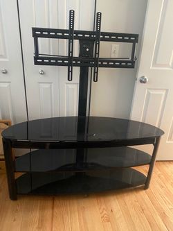 Modern Glass TV Stand - Excellent Condition