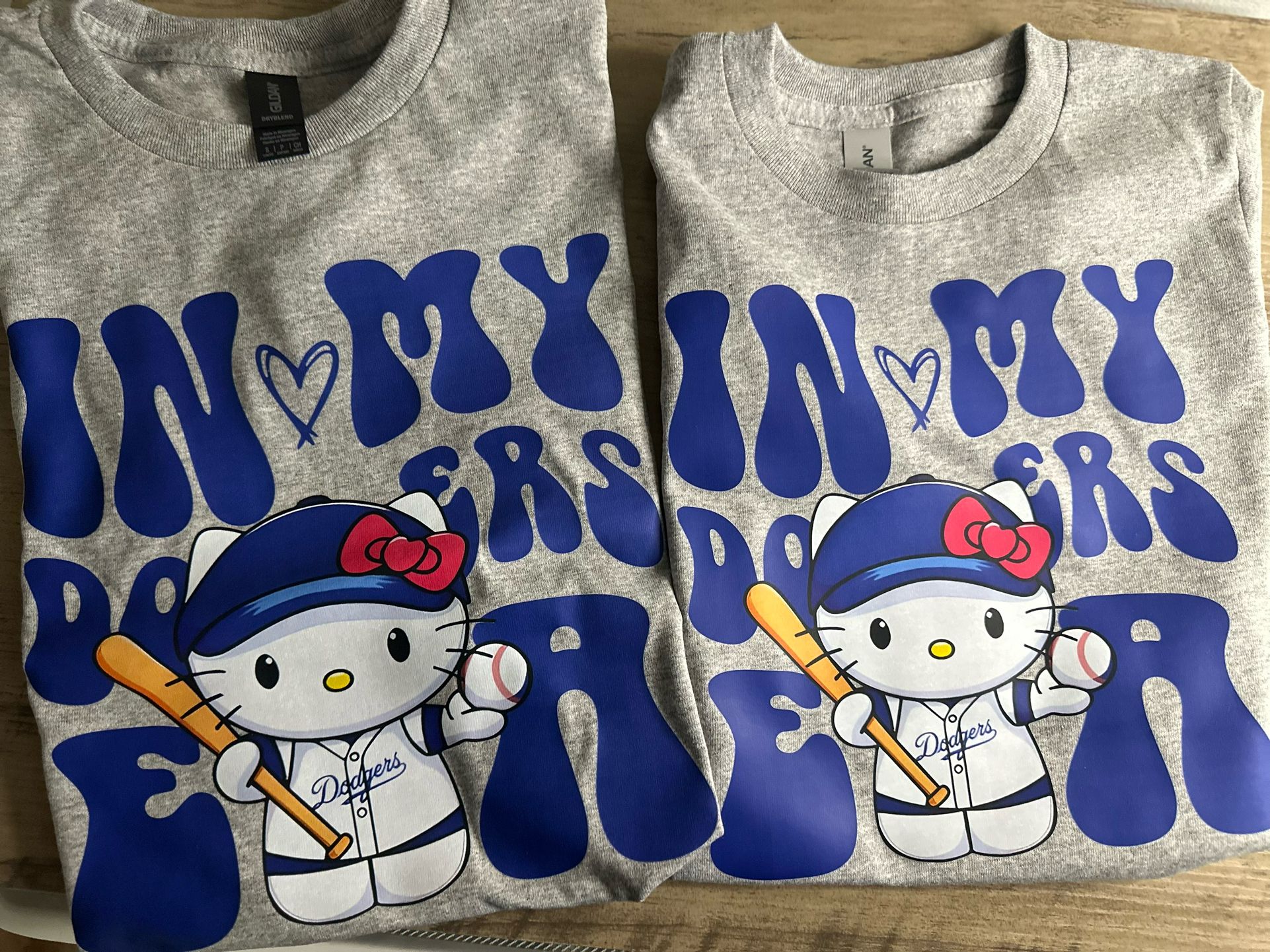 Hello Kitty Dodgers Custom T Shirt